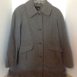 East 5th light grey wool winter coat NWOT